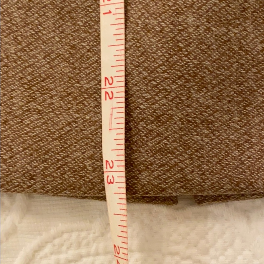 Worth 100% Wool Tan Skirt Size 14 - Picture 6 of 10